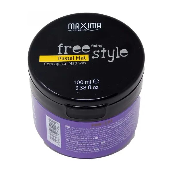 maxima professional maxima free style pastel mat cera opaca per capelli 100 ml