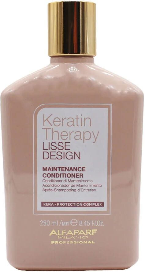 alfaparf milano keratin therapy lisse design keratin conditioner di mantenimento per capelli post lisciatura 250 ml