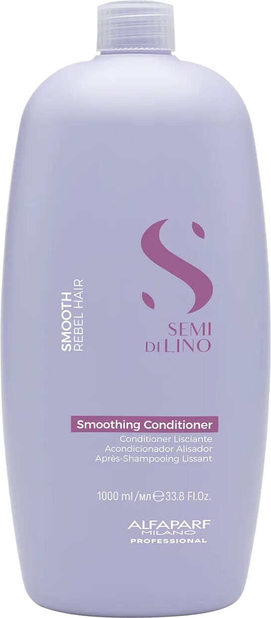 alfaparf milano semi di lino smooth conditioner lisciante per capelli ribelli 1000 ml