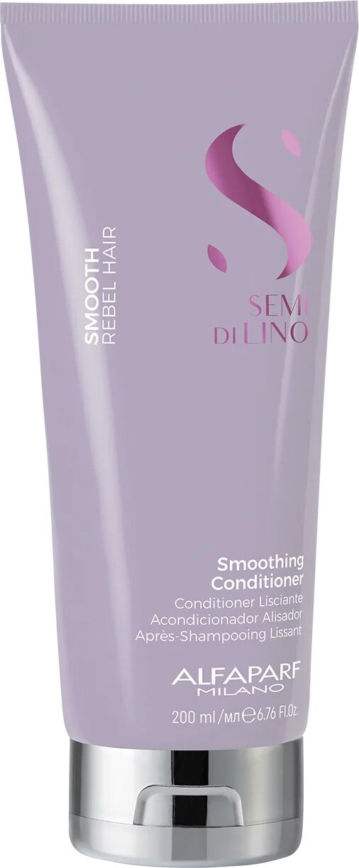 alfaparf milano semi di lino smooth conditioner lisciante per capelli ribelli 200 ml