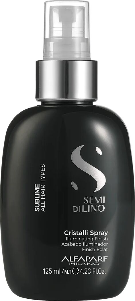 alfaparf milano semi di lino sublime all hair types cristalli spray finish illuminante istantaneo per capelli 125 ml