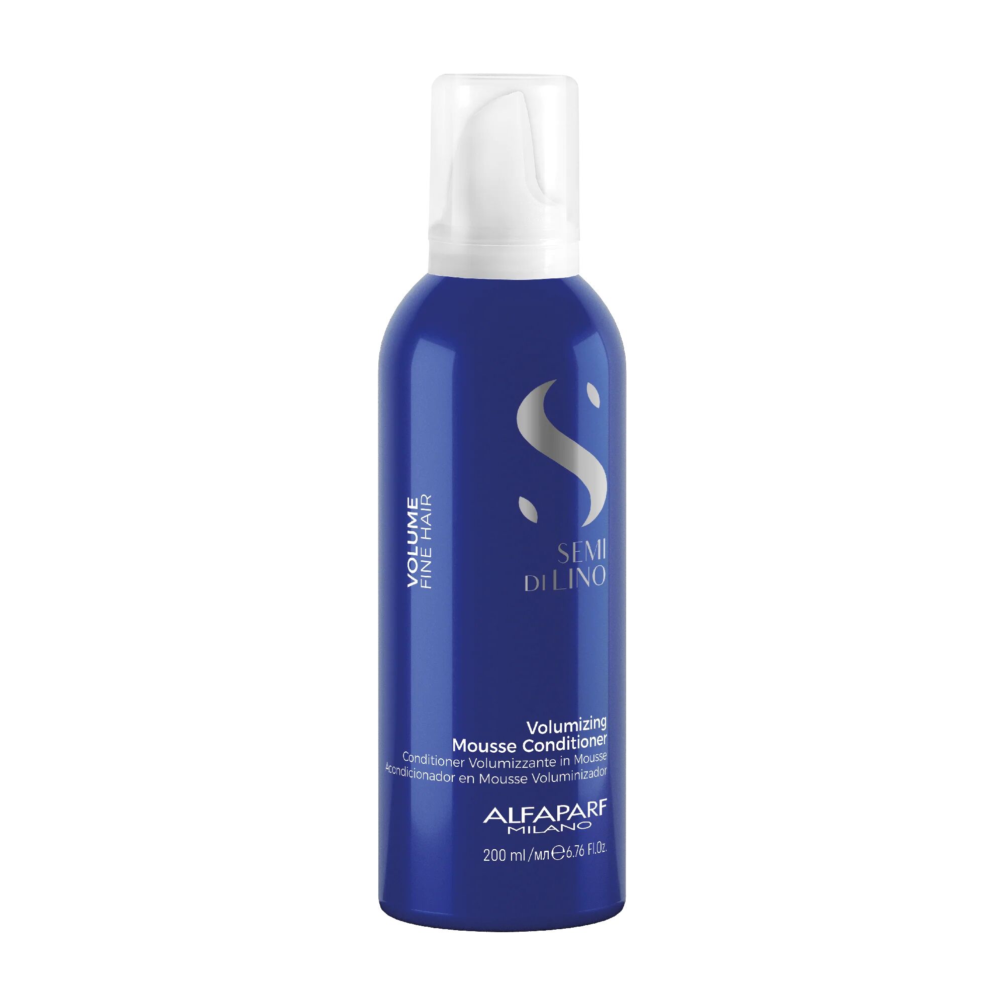 alfaparf milano semi di lino volume fine hair conditioner volumizzante per capelli in mousse 200 ml