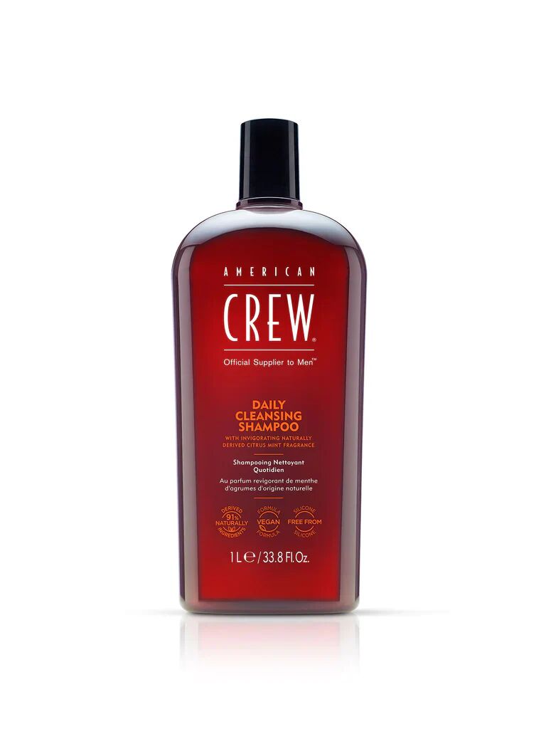 american crew daily cleansing shampoo per capelli 1000 ml