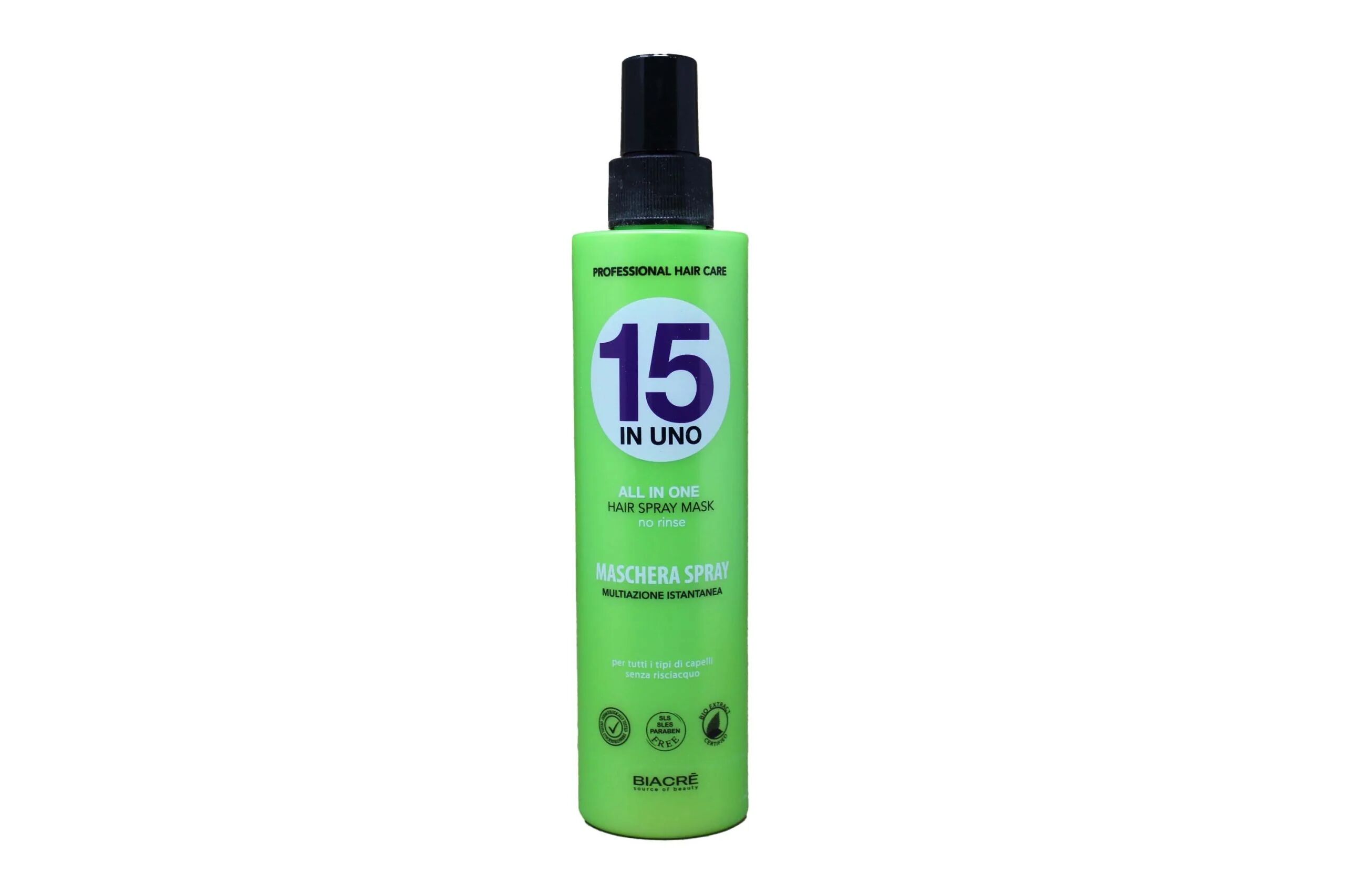biacrè maschera spray multiazione istantanea15 in uno per tutti i tipi di capelli 200 ml