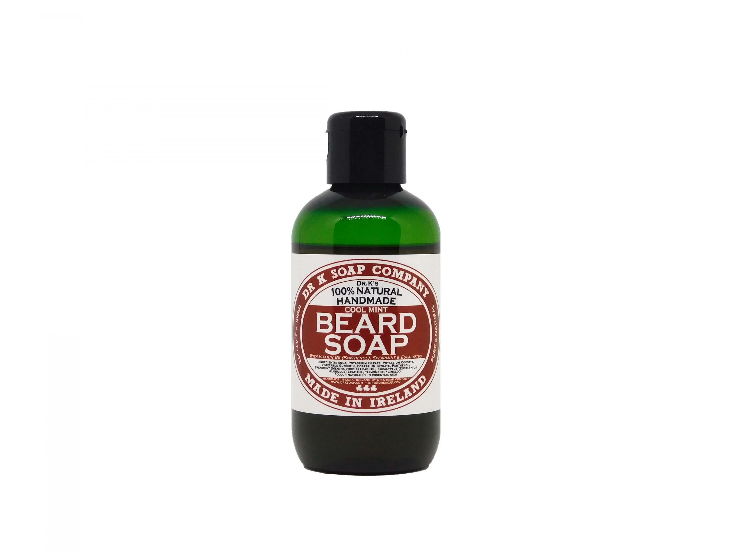 dr k soap company dr k beard soap sapone per barba cool mint 100 ml