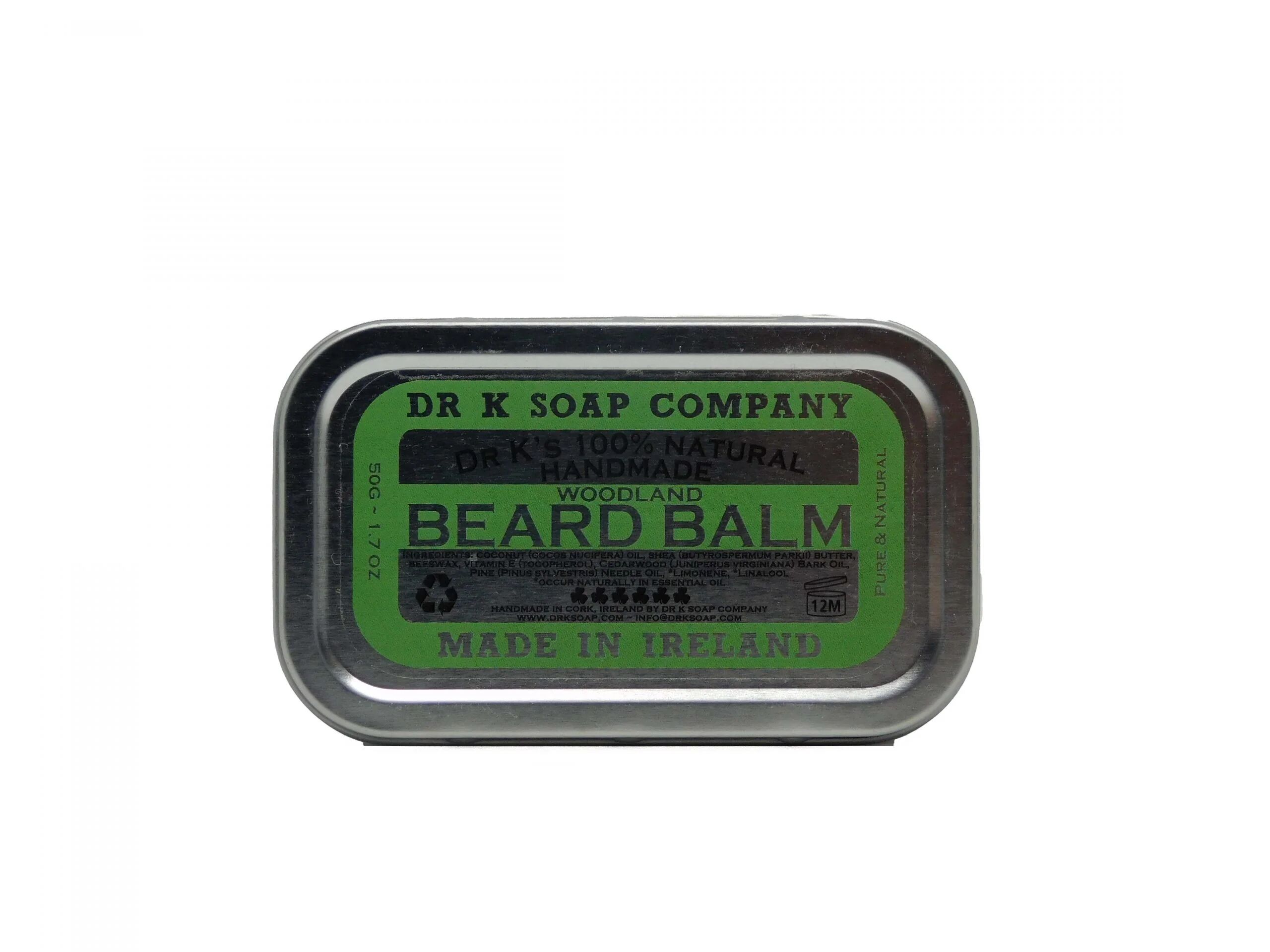 dr k soap company dr k soap beard balm balsamo barba woodland 50 gr