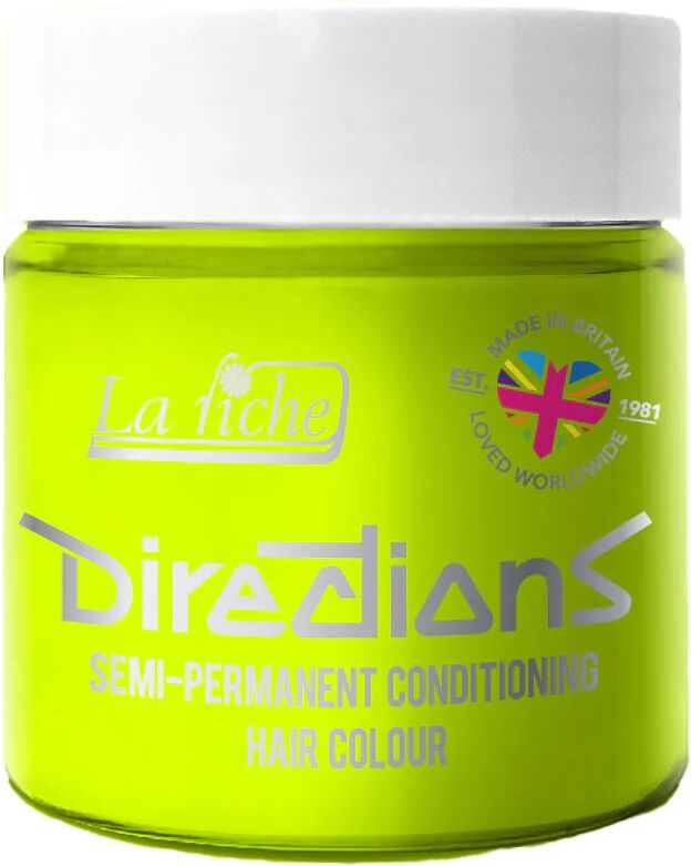 directions hair colour directions hair color colore semi permanente per capelli 35 fluorescent lime 100 ml