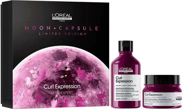 l'oreal l'oréal cofanetto serie expert curl expression moon capsule edizione limitata shampoo 300 ml + maschera 250 ml