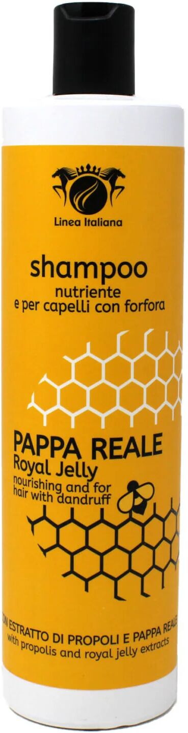 linea italiana shampoo pappa reale nutriente per capelli con forfora 500 ml