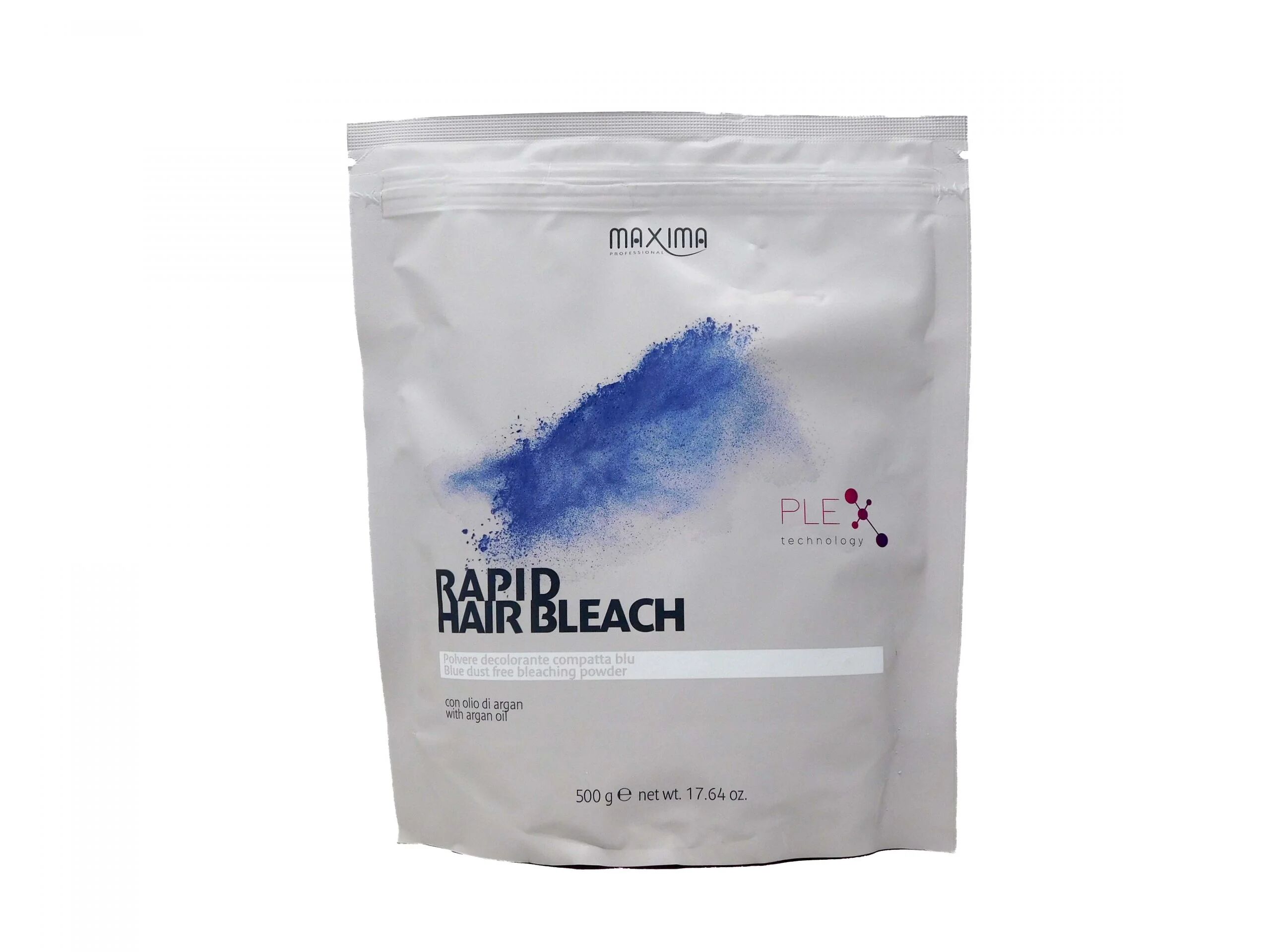 maxima professional maxima polvere decolorante rapid hair bleach blu 500 ml