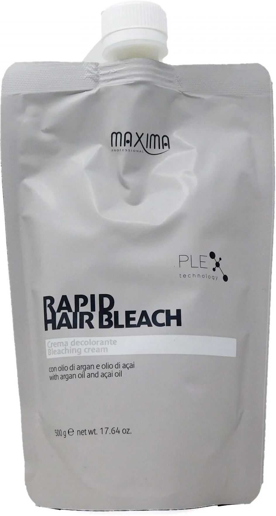 maxima professional maxima crema decolorante rapid hair bleach 500 gr