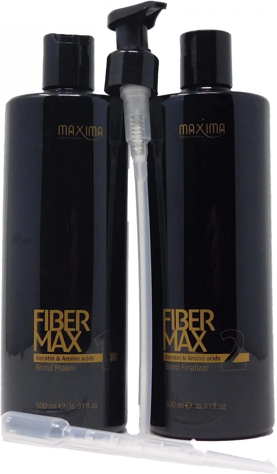 maxima professional maxima fiber max kit ricostruttore alla keratina 500 ml