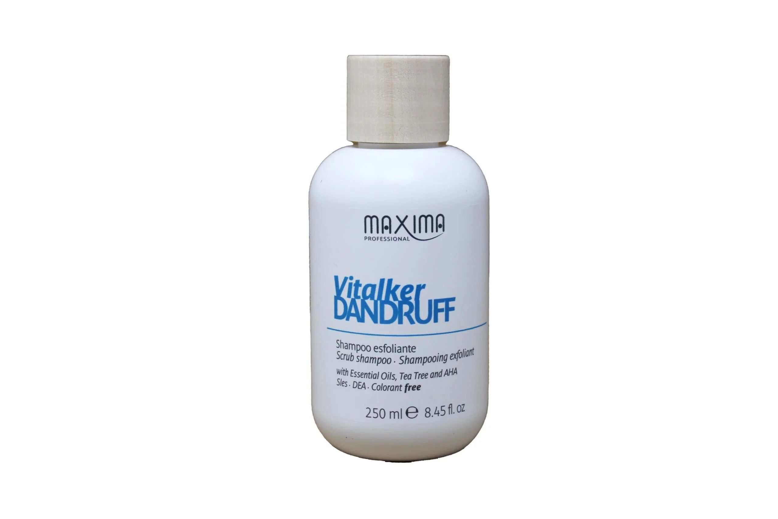 maxima professional maxima vitalker dandruff shampoo esfoliante per capelli 250 ml