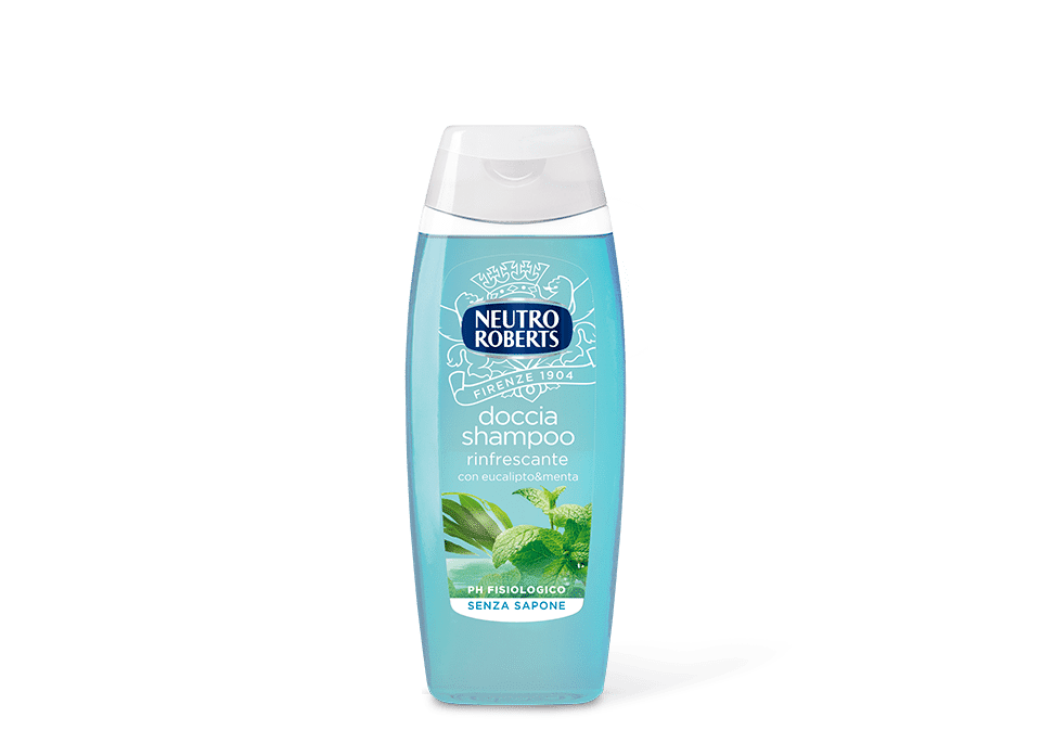 neutro roberts doccia shampoo rinfrescante con eucalipto e mentolo 250 ml