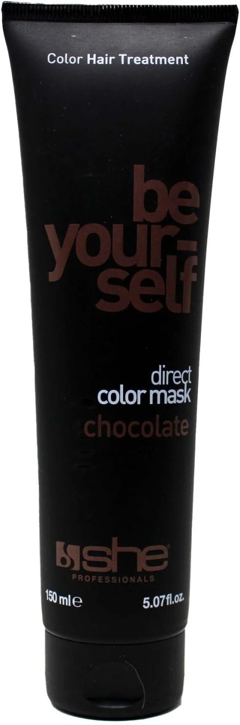 she professional be your self maschera tonalizzante e ristrutturante per capelli colore chocolate 150 ml