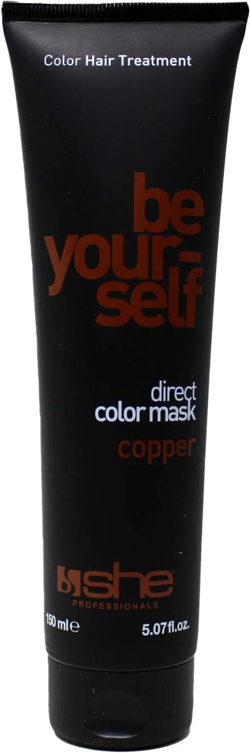 she professional be your self maschera tonalizzante e ristrutturante per capelli colore copper 150 ml