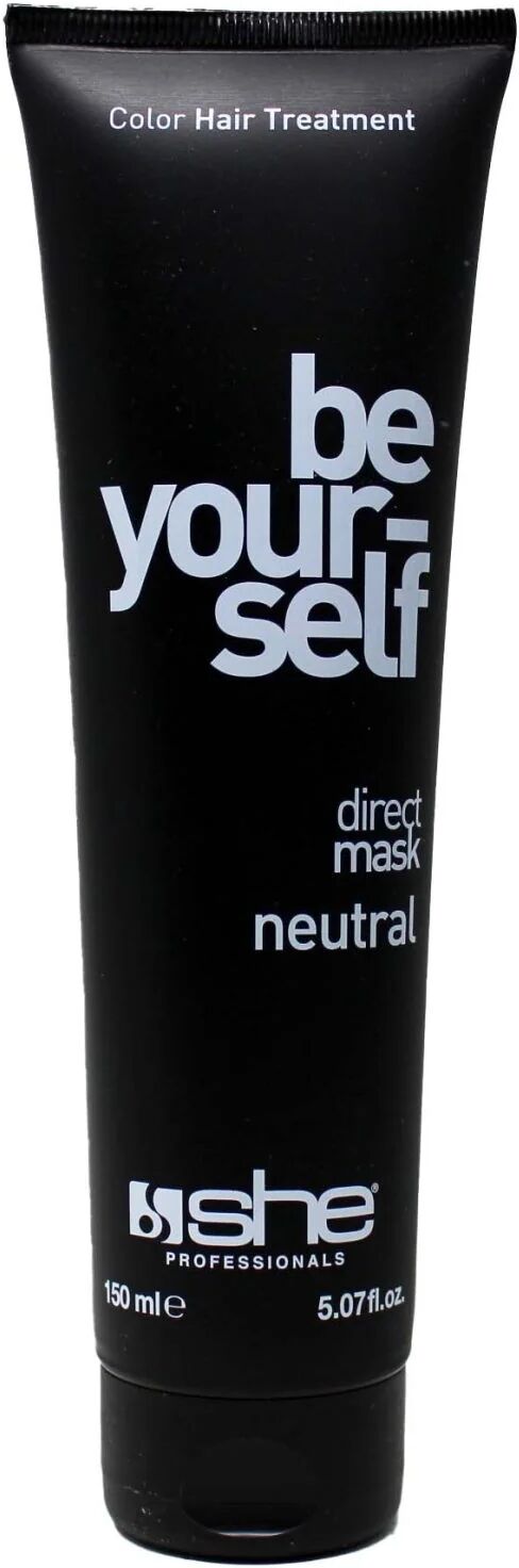 she professional be your self maschera tonalizzante e ristrutturante per capelli colore neutral 150 ml