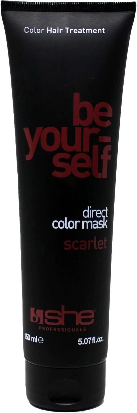 she professional be your self maschera tonalizzante e ristrutturante per capelli colore scarlet 150 ml