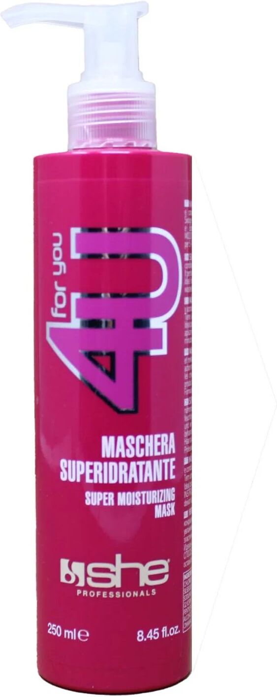 she professional for you maschera superidratante per capelli 250 ml