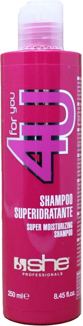 she professional for you shampoo superidratante per capelli 250 ml