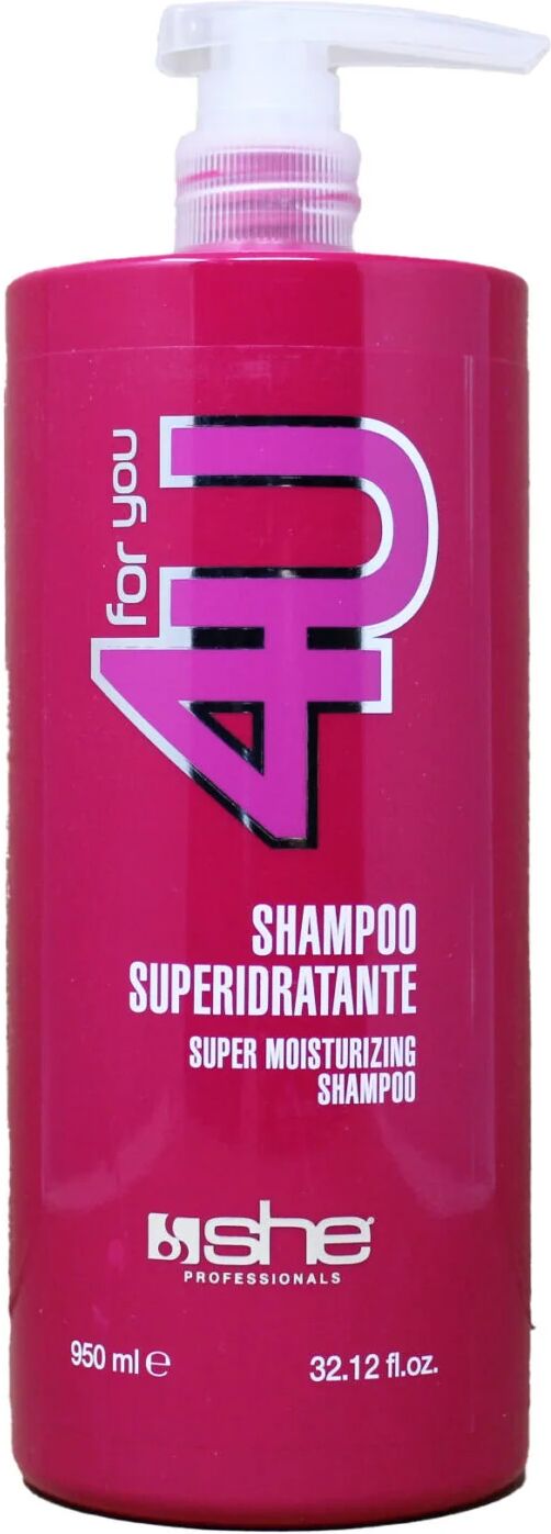 she professional for you shampoo superidratante per capelli 950 ml