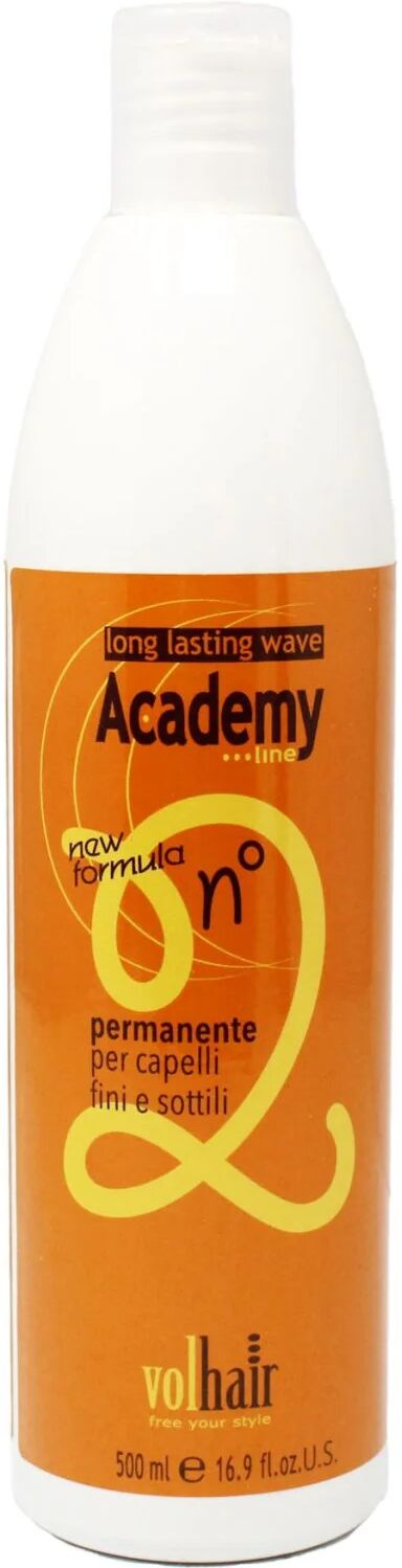 volhair academy line liquido permanente n°2 per capelli fini e sottili 500 ml