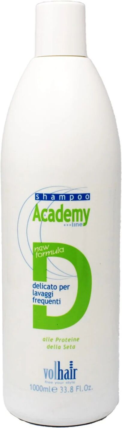 volhair academy line shampoo per capelli delicato per lavaggi frequenti 1000 ml