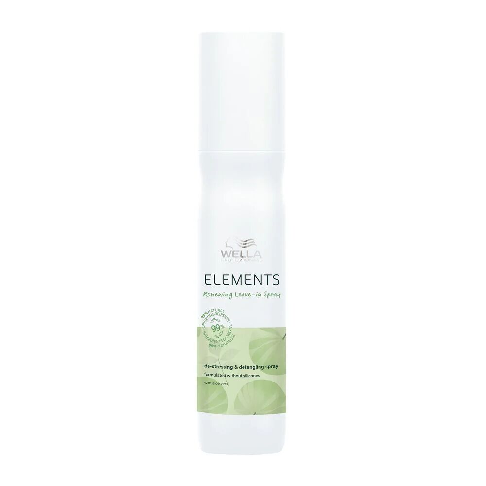 wella elements renewing leave-in spray districante e rilassante per capelli 150 ml