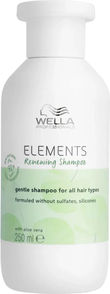 wella elements renewing shampoo delicato per tutti i tipi di capelli 250 ml