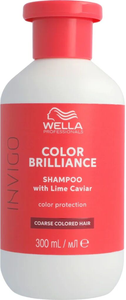 wella invigo color brilliance shampoo per capelli colorati spessi con caviale di limone 300 ml