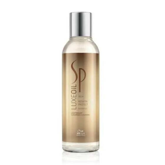 wella luxury oil shampoo ristrutturante per capelli alla cheratina 200 ml