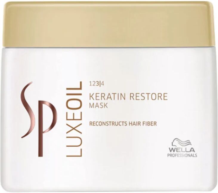 wella luxury oil maschera ristrutturante per capelli alla cheratina 400 ml