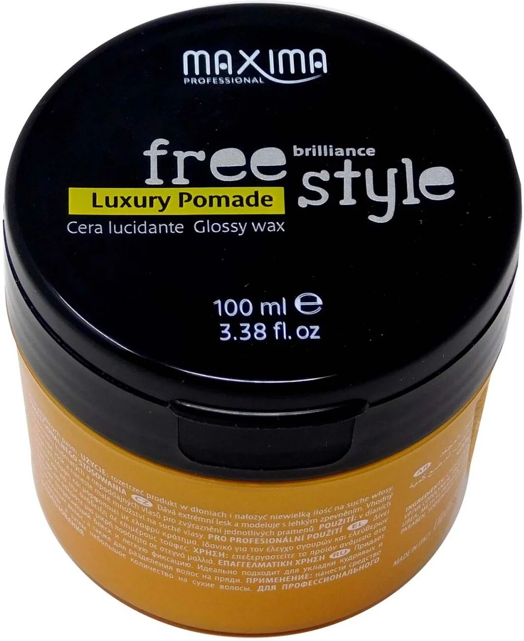 maxima professional maxima free style luxury pomade cera lucidante per capelli 100 ml