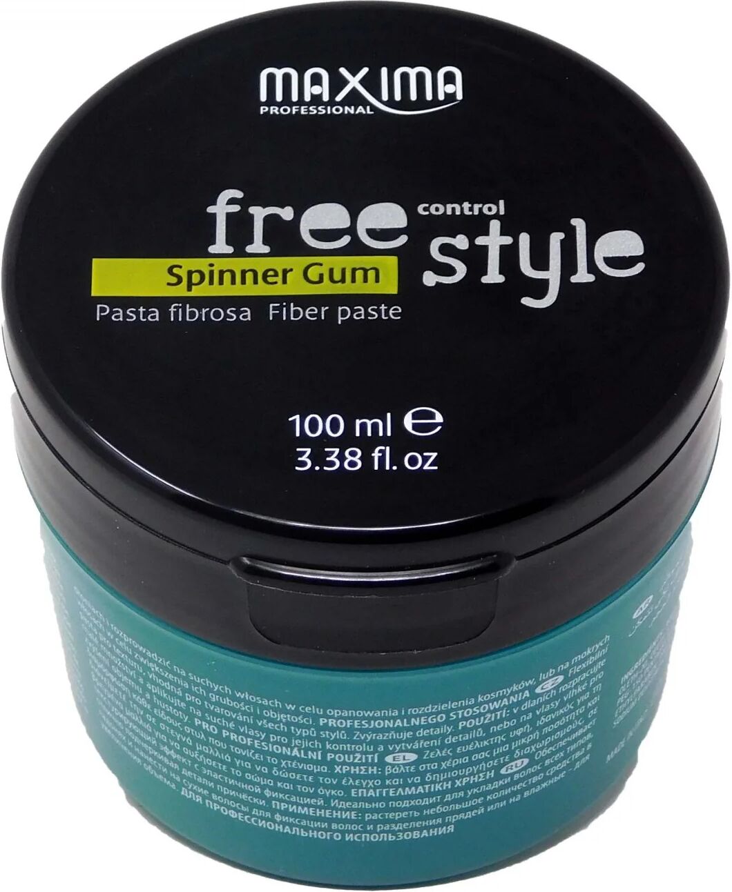 maxima professional maxima free style spinner gum pasta fibrosa per capelli 100 ml