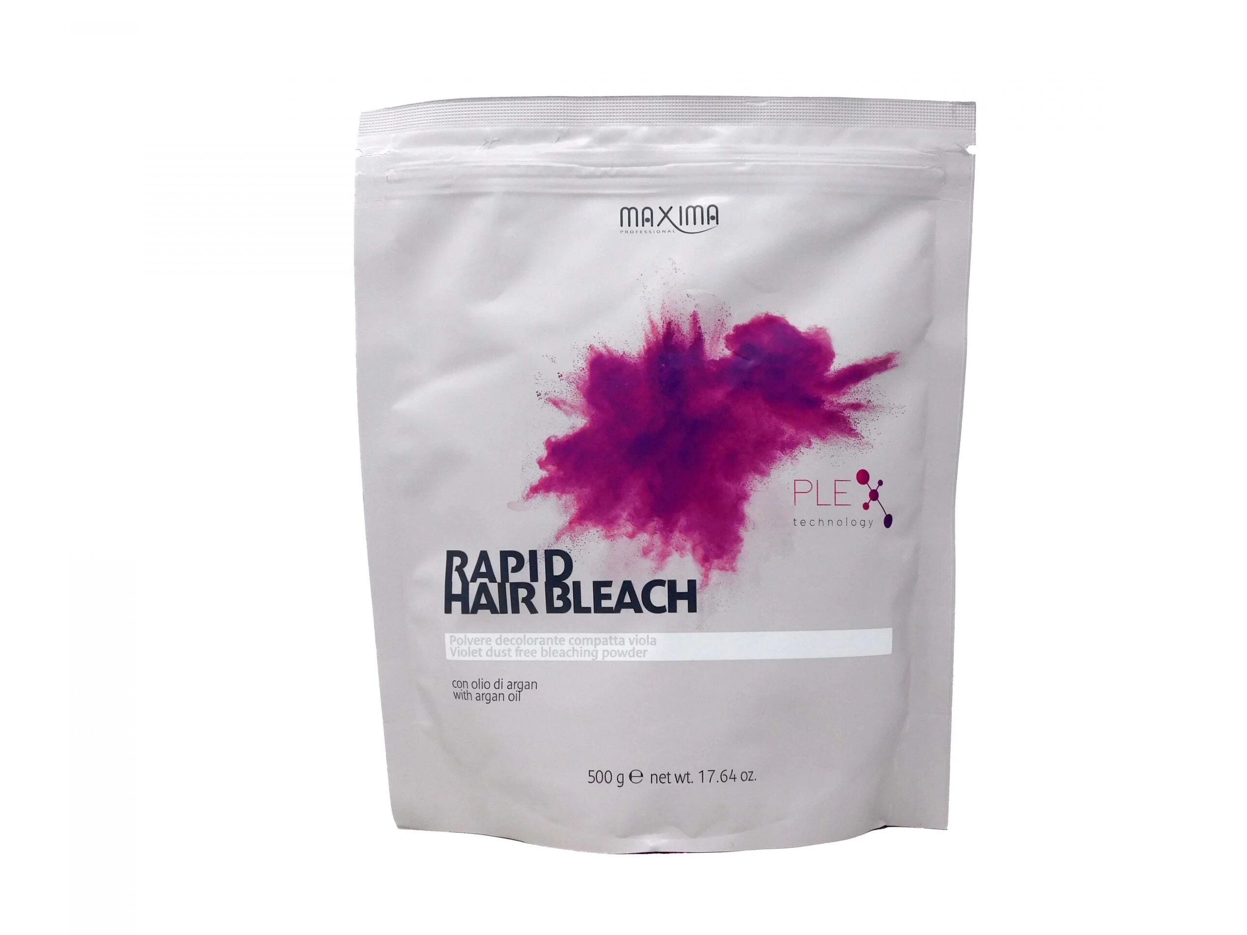 maxima professional maxima polvere decolorante rapid hair bleach viola 500 ml