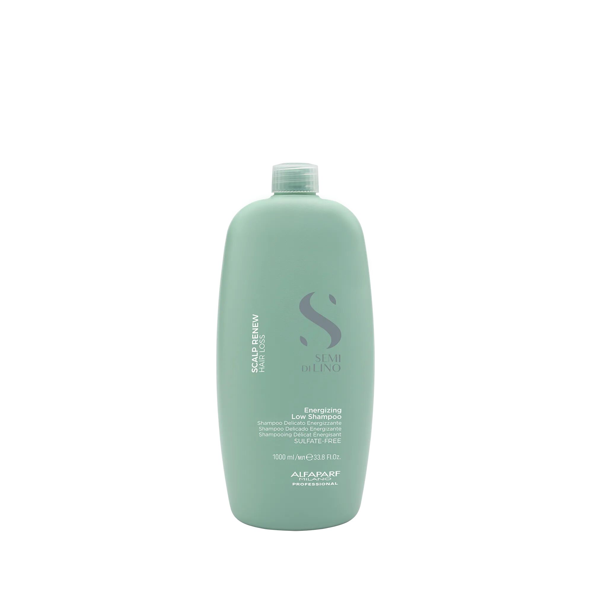 Alfaparf Milano Semi Di Lino Scalp Renew Hair Loss Shampoo Delicato Energizzante Per Capelli Anti Caduta 1000 ml