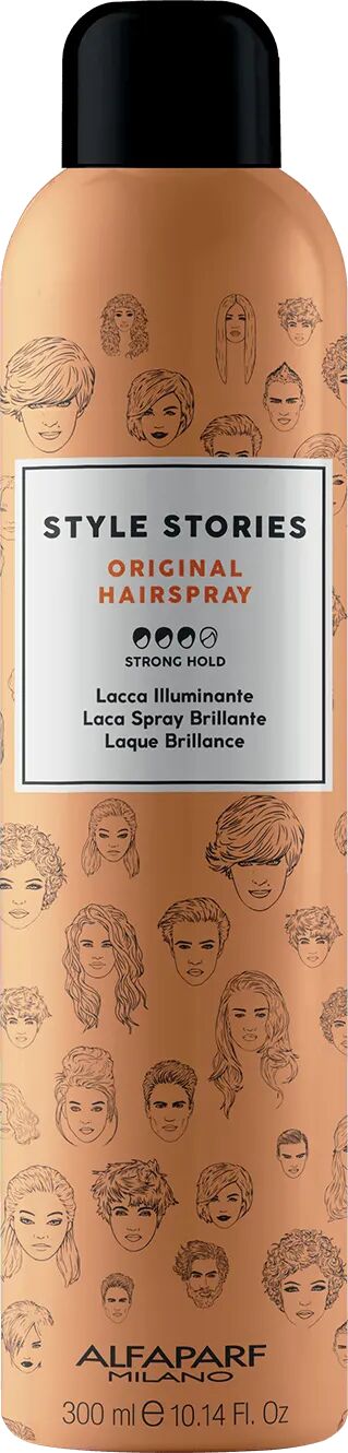 Alfaparf Milano Style Stories Original Lacca Illuminante Per Capelli Tenuta Forte 300 ml