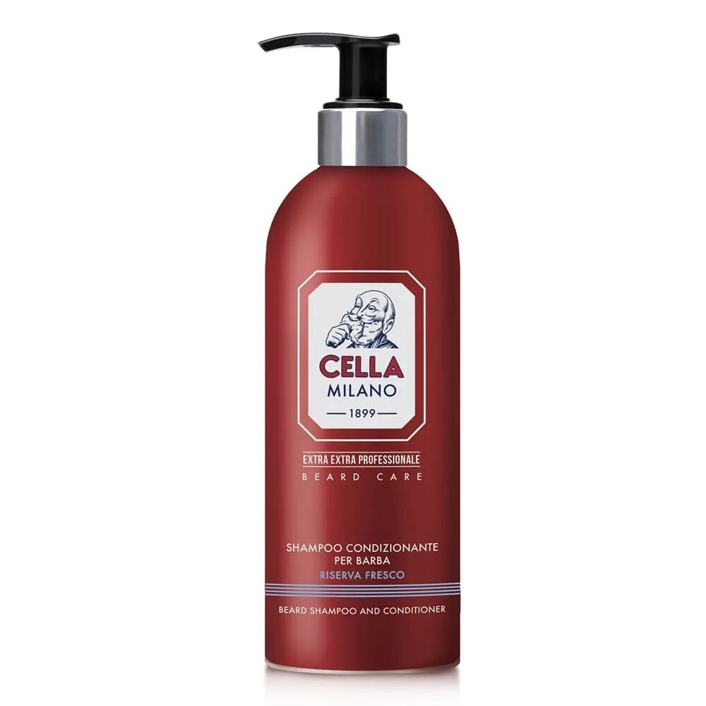 Cella Milano Shampoo Condizionante Per Barba Riserva Fresco 500 ml