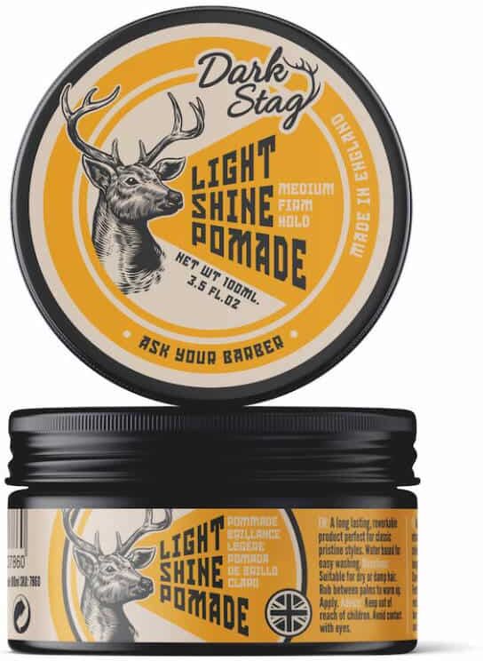 Dark Stag Light Shine Pomade Per Capelli Tenuta Media 100 ml