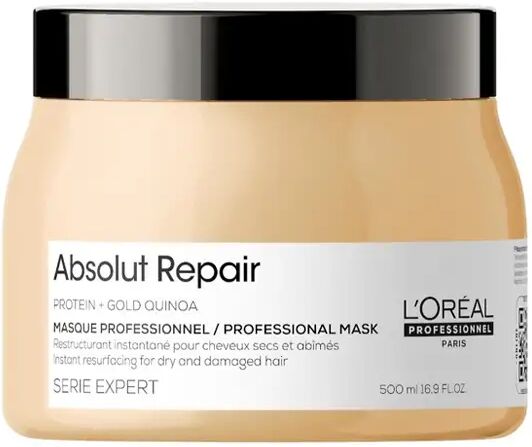 L'Oreal L'Oréal Serie Expert Absolut Repair Protein+Gold Quinoa Maschera Ristrutturante Per Capelli Secchi E Sfibrati 500 ml