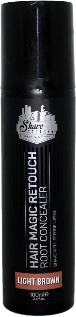 The Shave Factory Lacca Spray Ritocco Per Capelli Castano Chiaro 100 ml