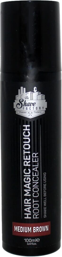 The Shave Factory Lacca Spray Ritocco Per Capelli Castano Medio 100 ml