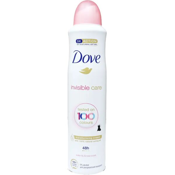 dove deodorante spray invisible care ninfee e rose 250 ml