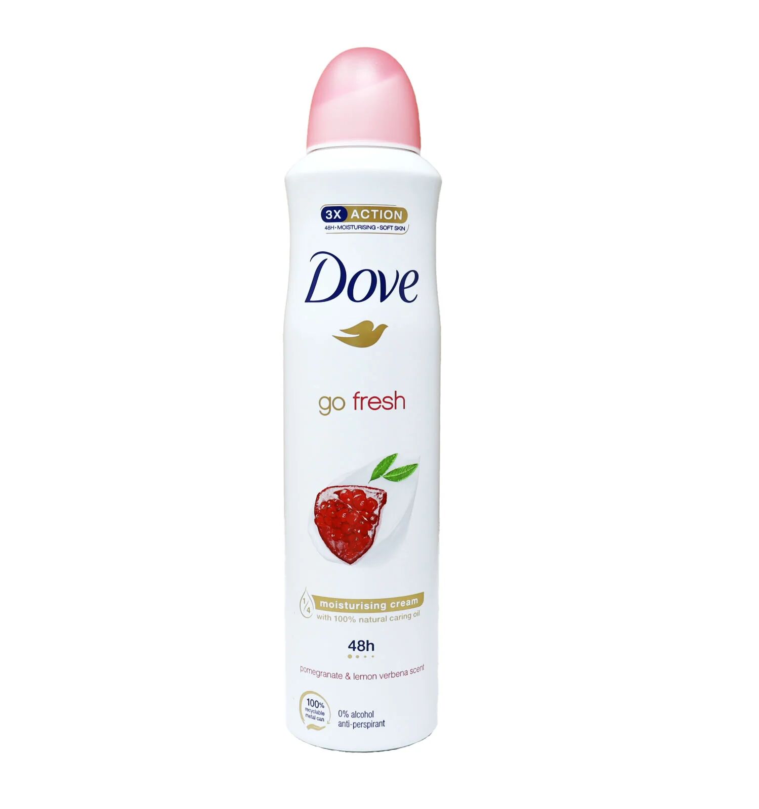 dove deodorante spray go fresh melograno e verbena citronella 250 ml