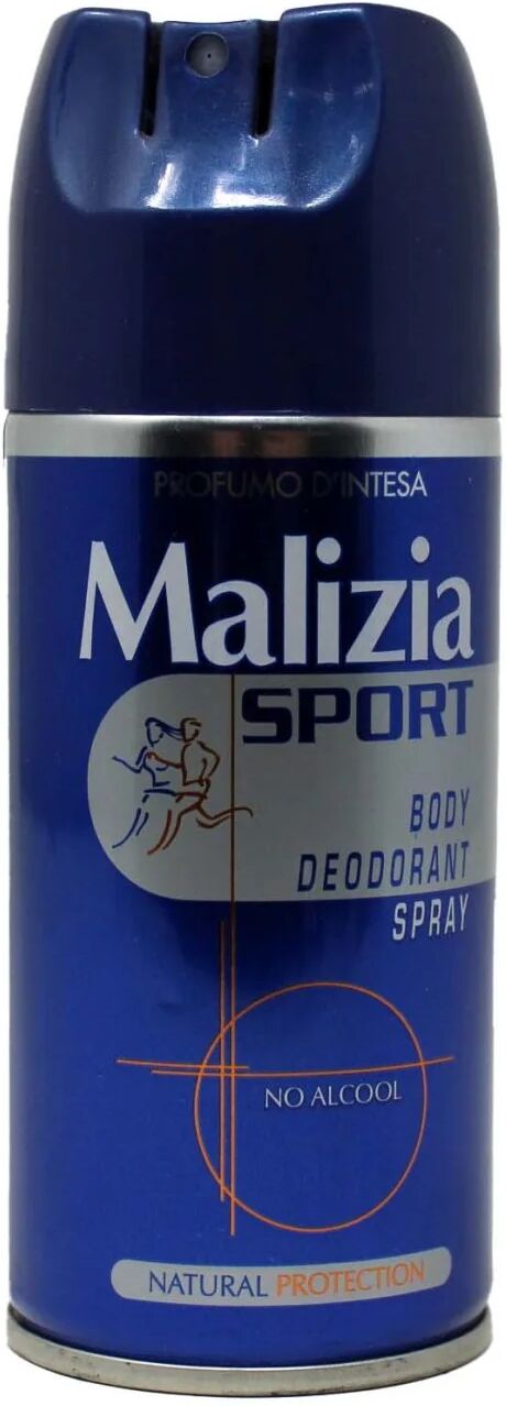 malizia sport deodorante spray zero alcol profumo d'intesa 150 ml