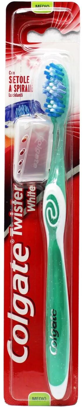 colgate spazzolino da denti twister white medio