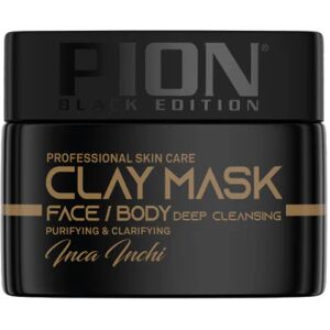 Pion Black Edition Clay Mask Inca Inchi Maschera Viso E Corpo All'Argilla Esfoliante E Idratante 350 gr