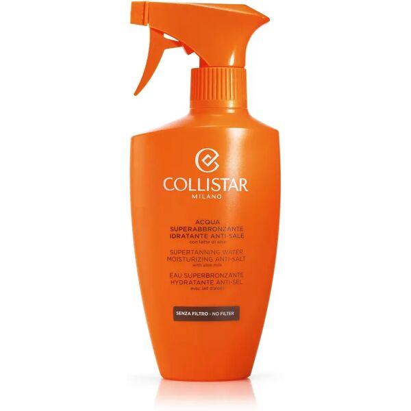 collistar acqua superabbronzante idratante anti sale con latte di aloe senza filtro 400 ml