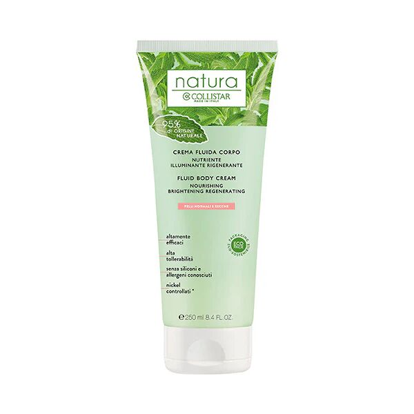 collistar natura crema fluida corpo nutriente 250 ml