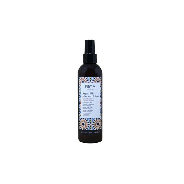 rica lozione post epilazione olio di argan idratante e nutriente 250 ml